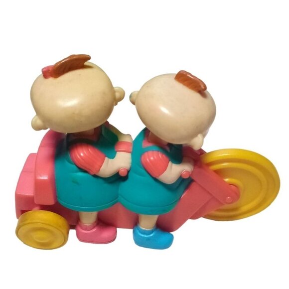 Burger King 1998 Viacom Phil and Lil Rugrats ride Bicycle Built for Two Toy - Picture 2 of 4